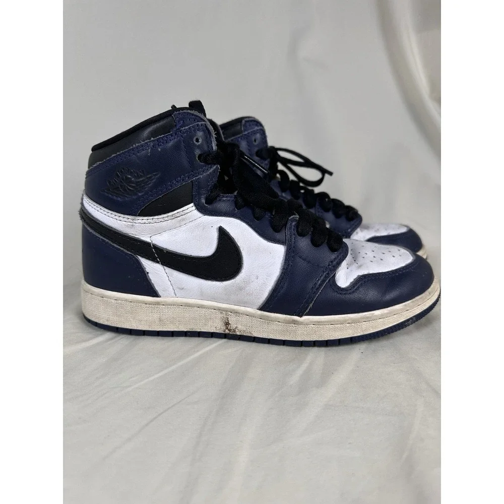 Size 4.5 Y - Jordan 1‎ Mid Armory Navy 2021